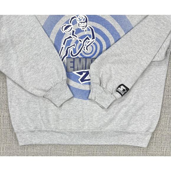 Vintage Emmitt Zone Sweatshirt Mens Large Gray Starter Crewneck NFL Football 90s - Picture 5 of 12
